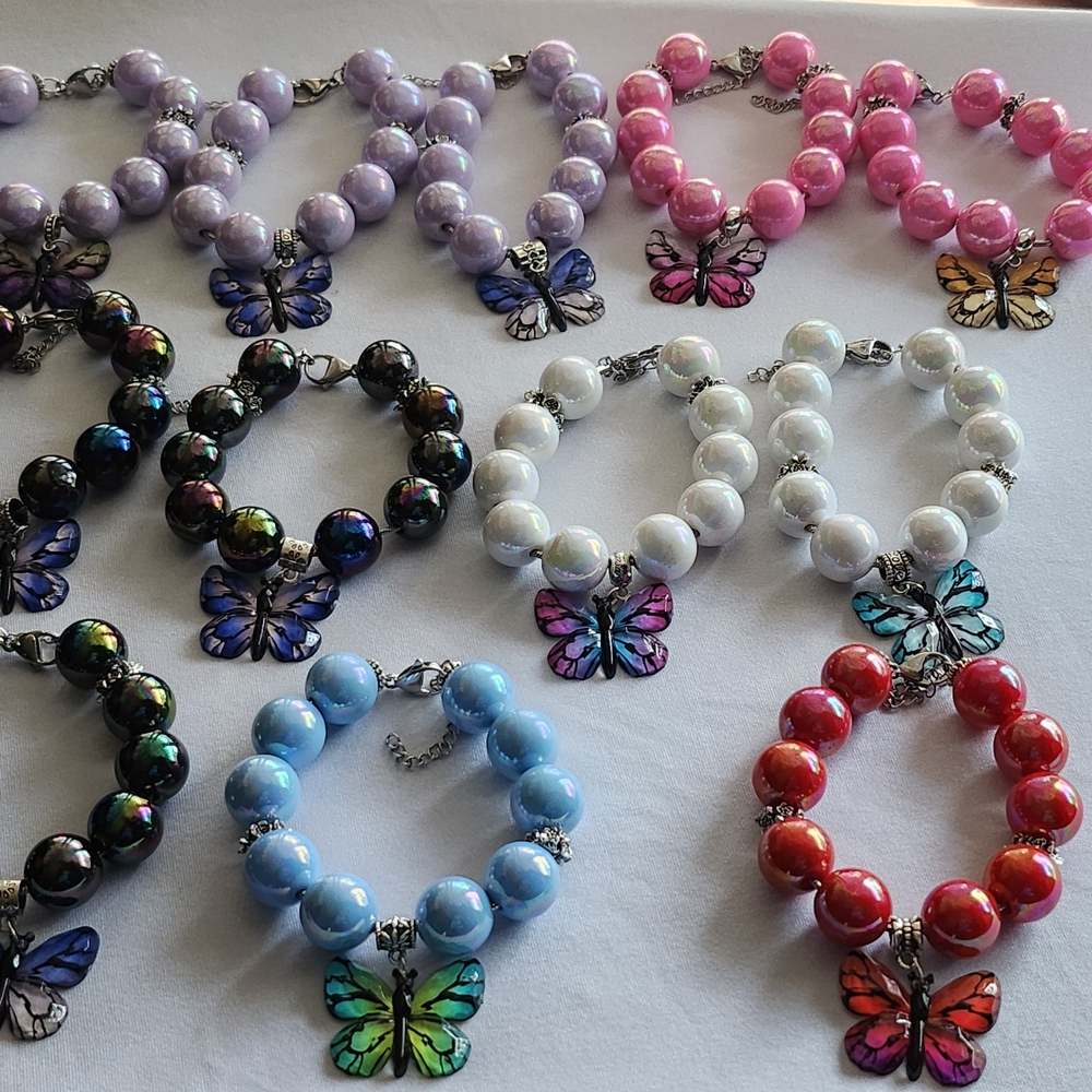 Colorful Butterfly Charm Bracelets ($10) For Each Bracelet . - Picture 10 of 10